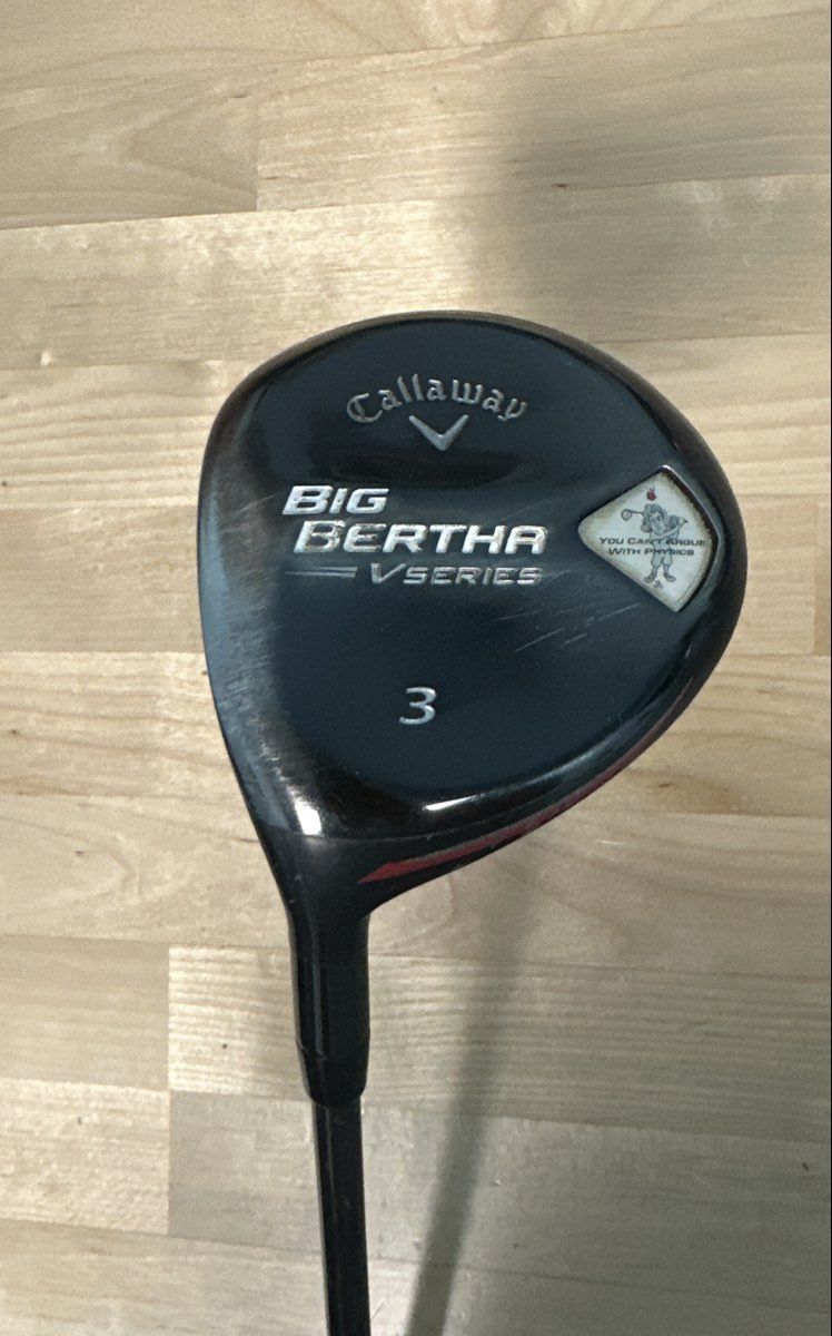 Big Bertha 3 Wood Left Handed Mitsubishi Chemical Bassara Regular Fair