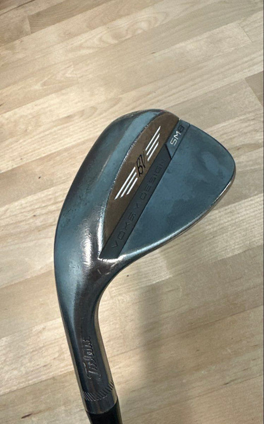 Titleist 56* SM8 Vokey PW Left Handed Stock Stiff Fair