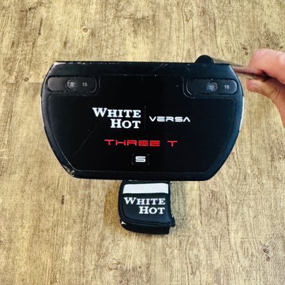 Odyssey White Hot Versa Three T Putter w/ Headcover, 35”