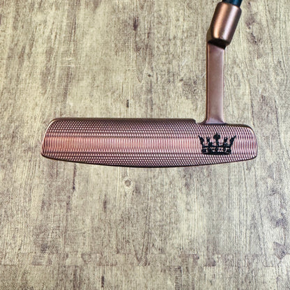 Lombardi Taormina Gold Putter w/ Headcover, 37”