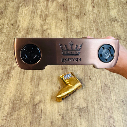 Lombardi Taormina Gold Putter w/ Headcover, 37”